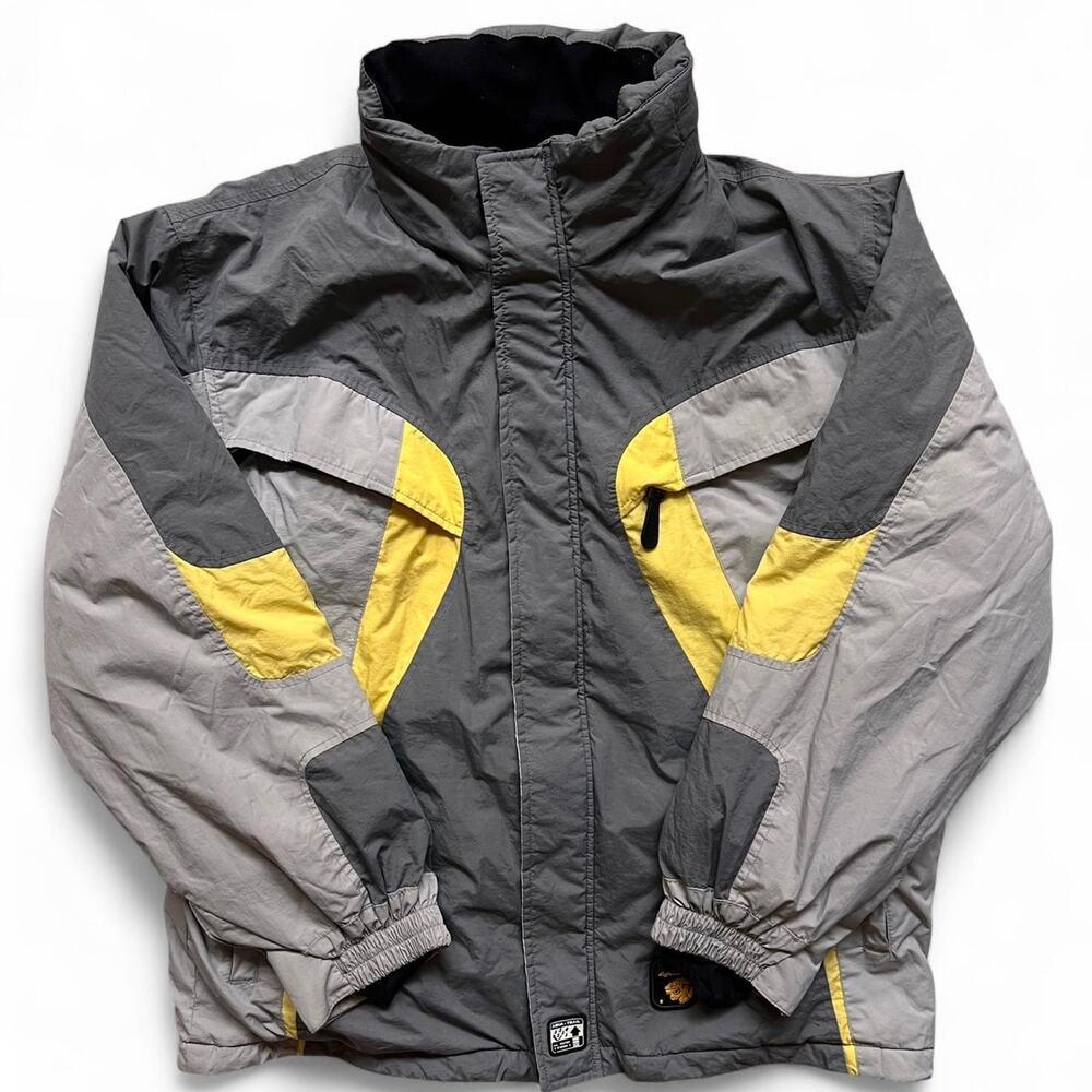 Iguana Performance Aqua-Trail Jacket Mens L/XL Waterproof Gray Vintage Outdoor